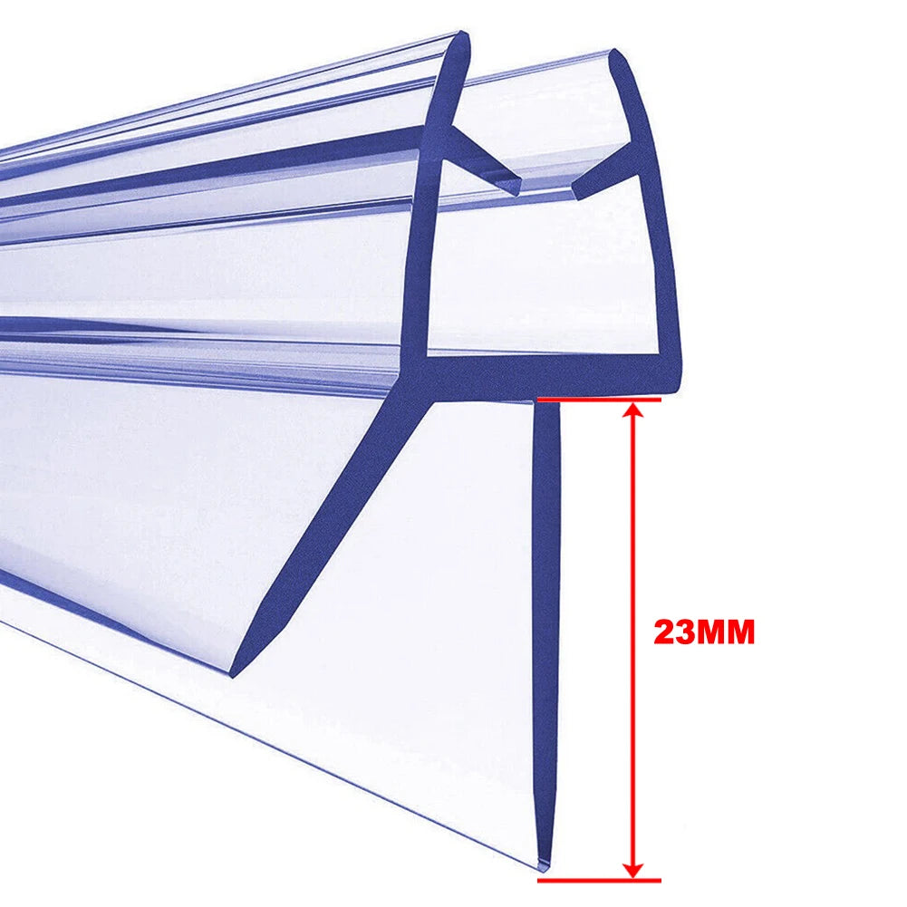 2 x Duschabdichtung für Duschtür (4-6 mm )