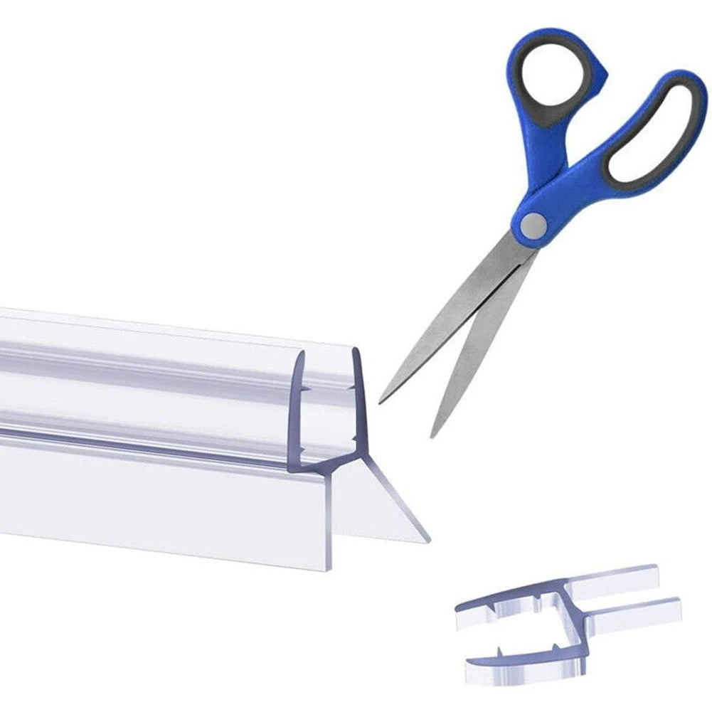 2 x Duschabdichtung für Duschtür (4-6 mm )
