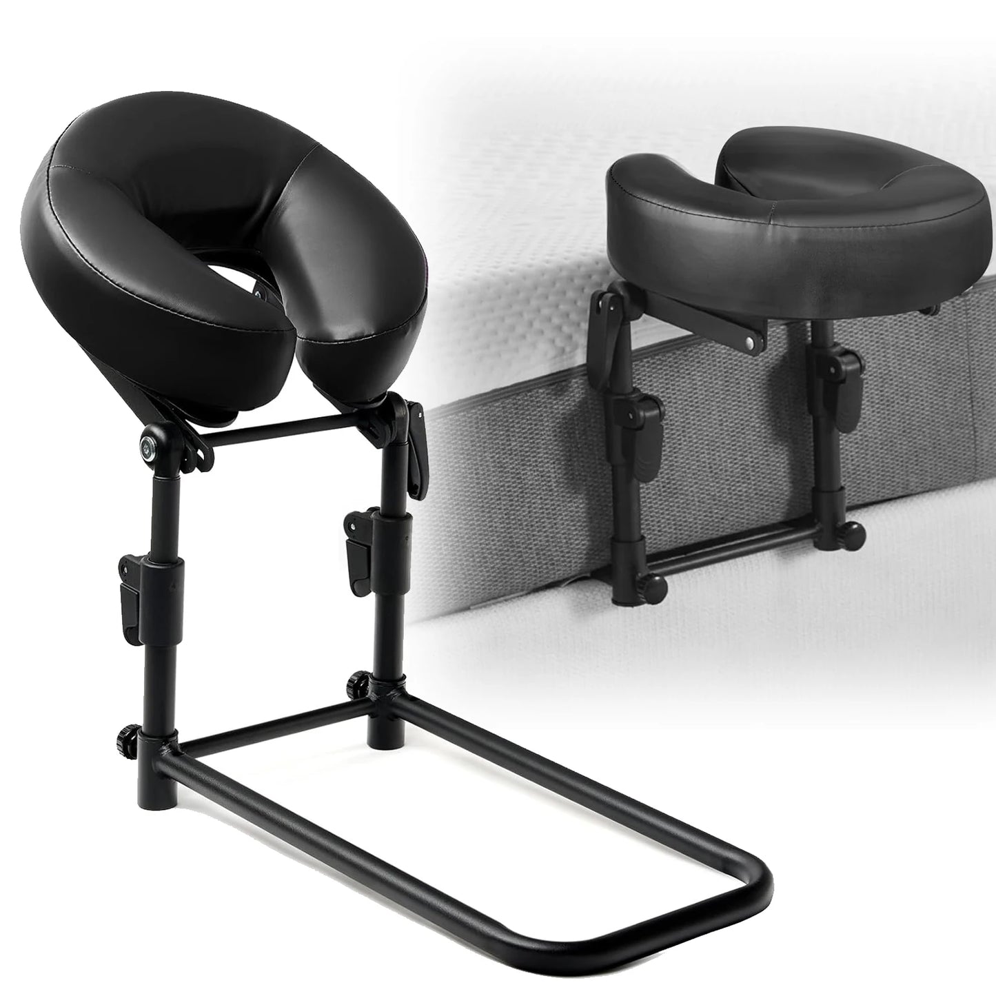 Massage-Kopfstütze fürs Bett, verstellbarer Massageaufsatz für Matratzen, Kissen für Bauchlage nach Augen-OP